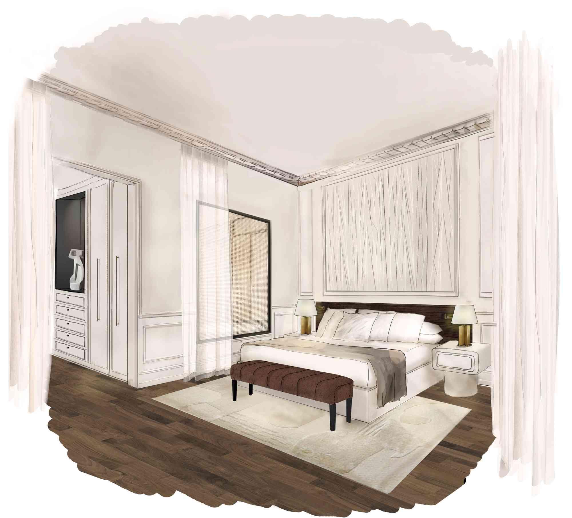 Maison Delano - Deluxe-Zimmer 